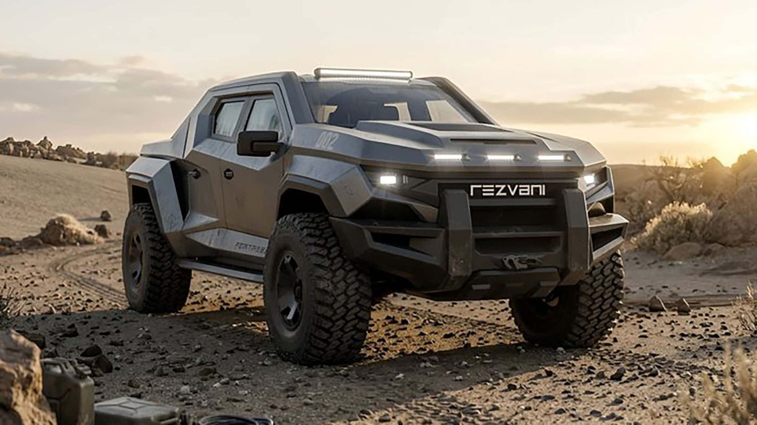 Rezvani Fortress : le pick‑up blindé anti‑apocalypse à 860 ch — découvrez les options survivalistes qui font flamber le prix