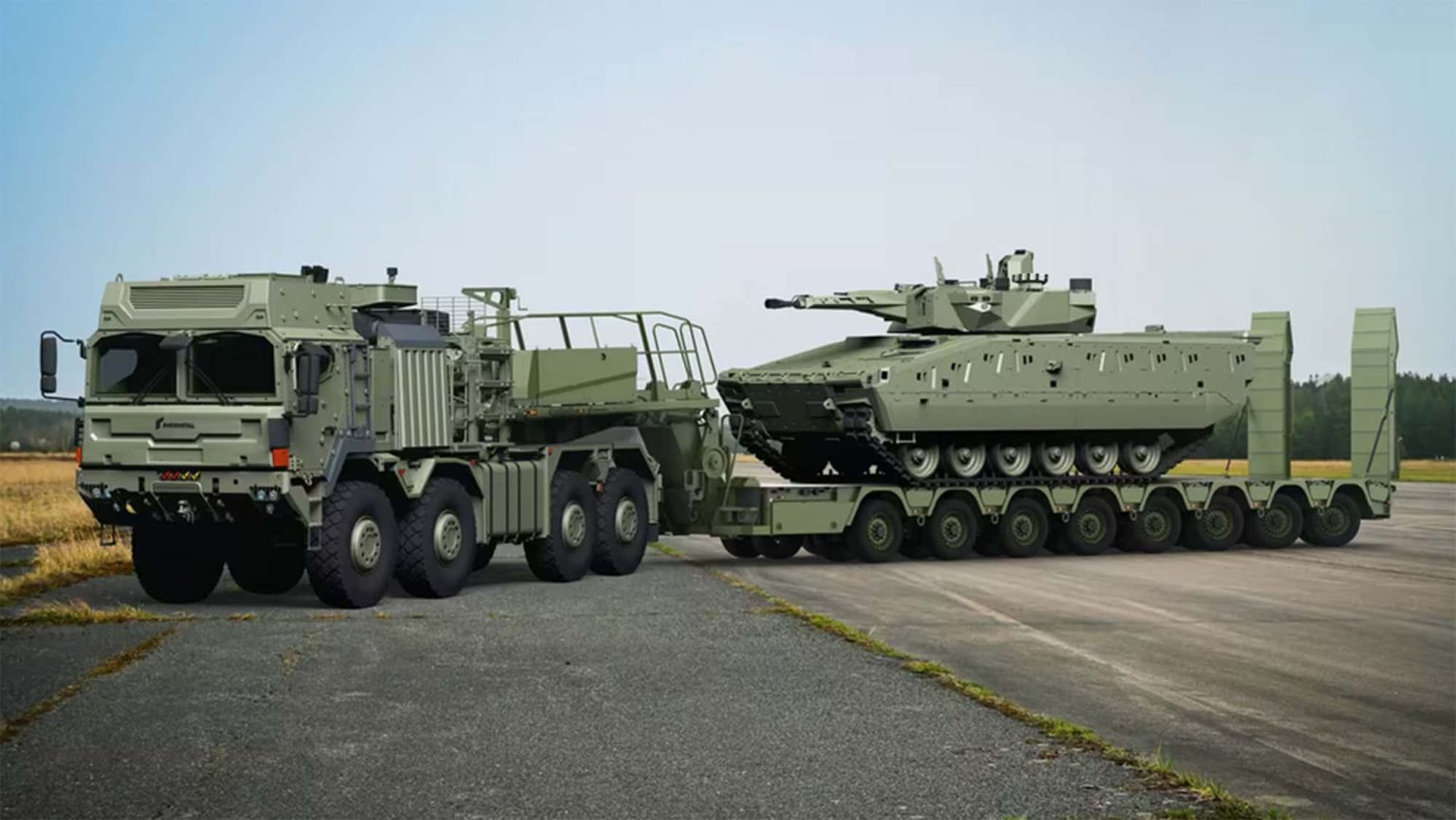 Ce transporteur de chars ultra‑puissant peut porter 121 tonnes — découvrez l’engin qui rend les blindés presque routiers