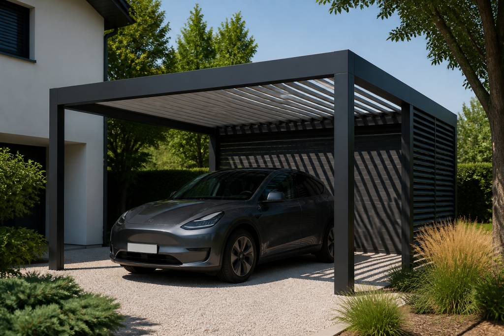 Carport bioclimatique : la solution design et durable pour votre véhicule Carport bioclimatique : la solution design et durable pour votre véhicule