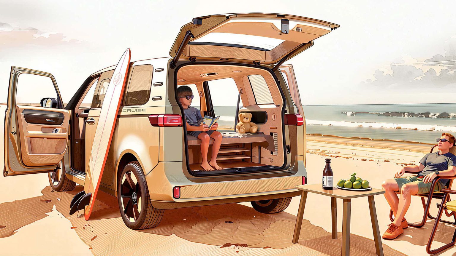 VW ID. California Cruise : le premier camper électrique VW débarque — révolution ou gadget à 485 km ?