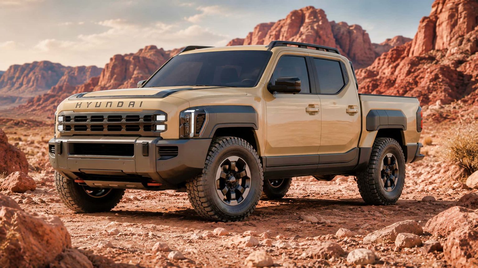 Hyundai prépare un pick‑up hybride 2027 pour défier Ranger et Hilux — la révolution électrique qui pourrait tout changer